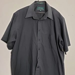 TRUMP SHORT SLEEVE COLLARED DRESS SHIRT BY ARROW